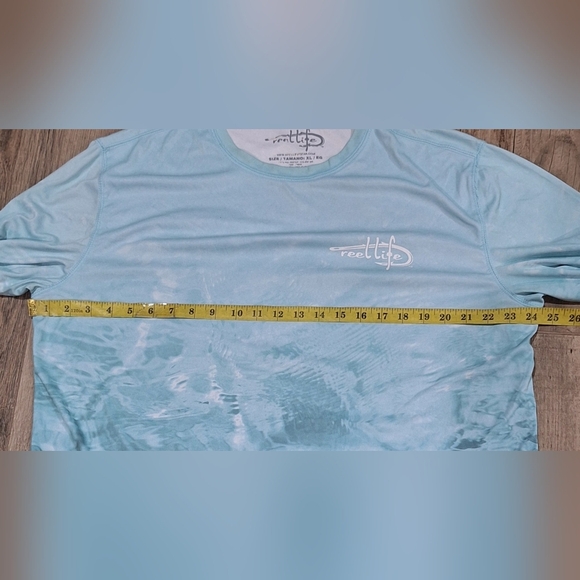 #1505 Reel Life Gear Drifit long sleeve fishing shirt sz  XL - Picture 7 of 8